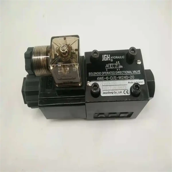 JGH 4WE-6J/E-W220/50-20-40 4WE-10-G/E-W220/50-20 Hydraulic Solenoid Valve 4WE-6-D/E-G24-20 4WE-6D/E-W240-20